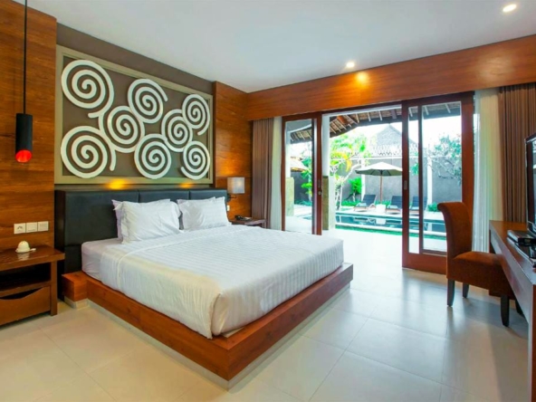 Luxury Villa Bedroom in Beraban Seminyak