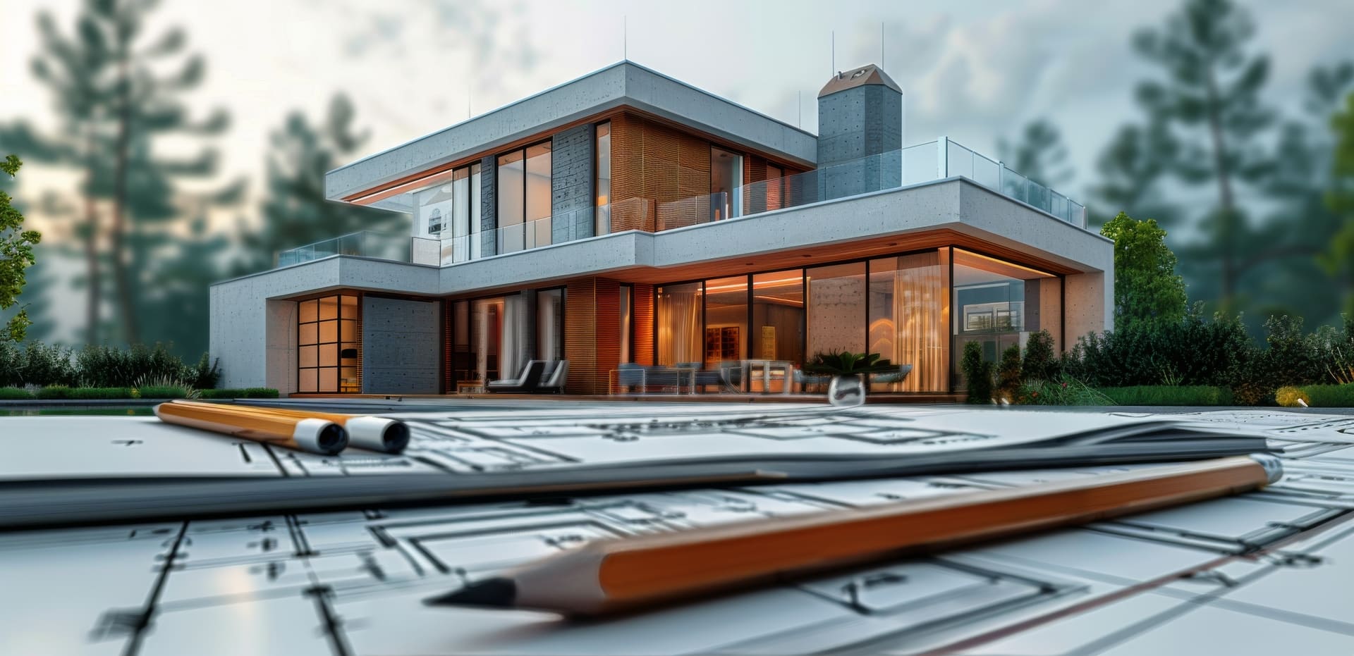 medium ai generated house with pool in front 1 balipropertyagent.com