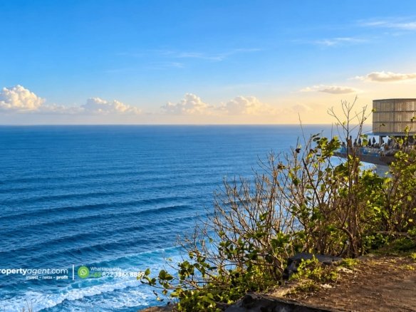 Golden Seaside Terrace at Dusk balipropertyagent.com