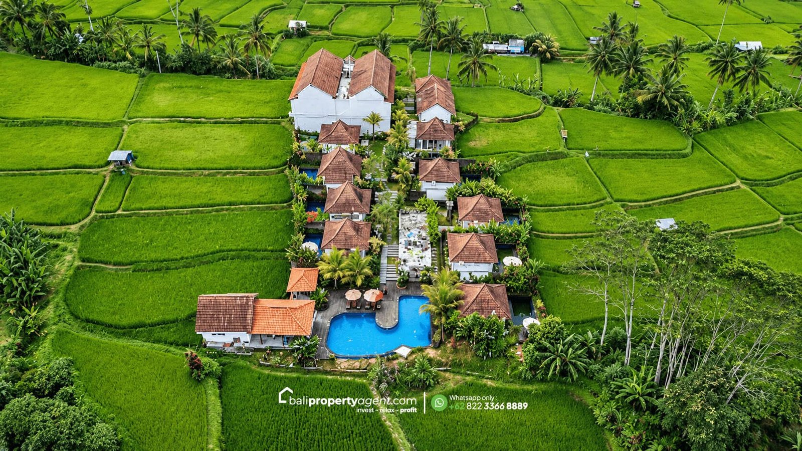 Tropical Villa Resort Amid Rice Fields balipropertyagent.com
